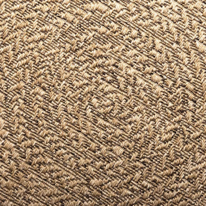 Teppich ZIZUR 160x230 cm Jute-Optik Indoor und Outdoor