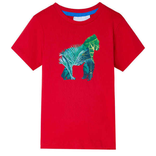 Kinder-T-Shirt Rot 128