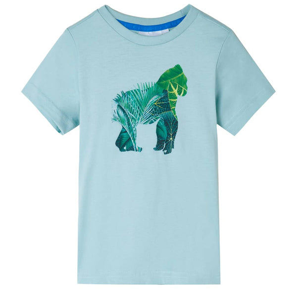 Kinder-T-Shirt Hellblau 116