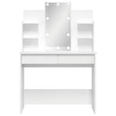Schminktisch Mit Led-Leuchten 96X40X142 Cm