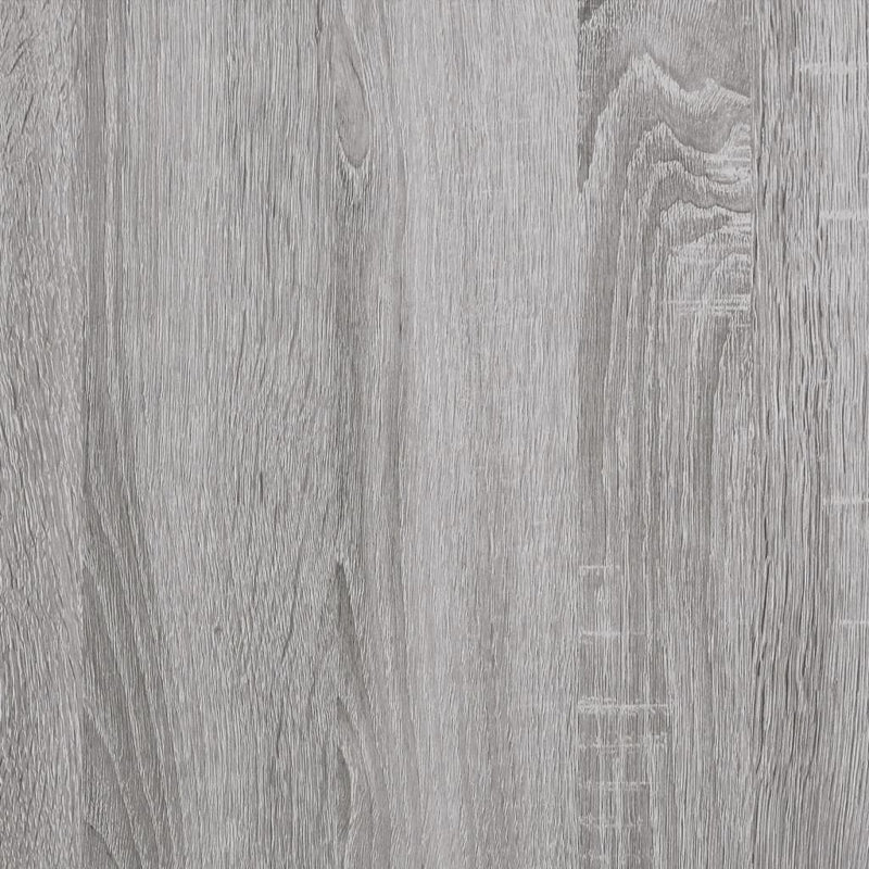 Wandregale 2 Stk. Grau Sonoma 60x25x25,5 cm Holzwerkstoff