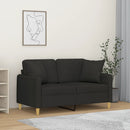 3-Sitzer-Sofa Mit Zierkissen 180 Cm Stoff