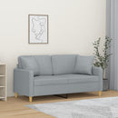 3-Sitzer-Sofa Mit Zierkissen 180 Cm Stoff