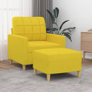 Sessel Mit Hocker 60 Cm Stoff