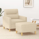 Sessel Mit Hocker 60 Cm Stoff