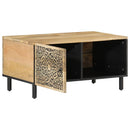 Couchtisch 80X50X40 Cm Massivholz Mango