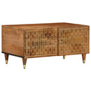 Couchtisch 80X50X40 Cm Massivholz Mango