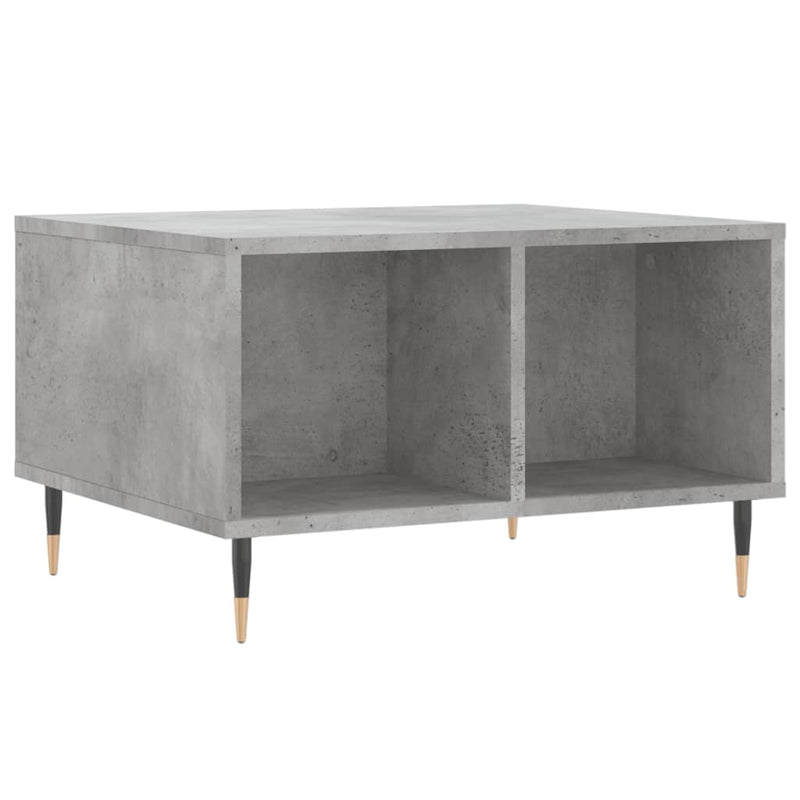 Couchtisch Betongrau 60x50x36,5 cm Holzwerkstoff