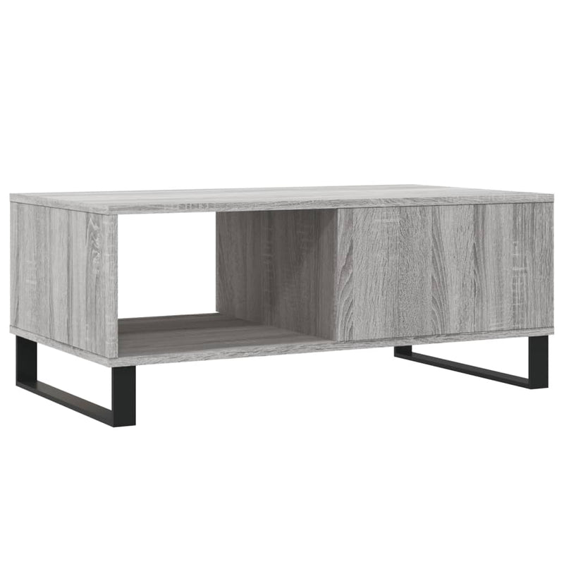 Couchtisch Grau Sonoma 90x50x36,5 cm Holzwerkstoff