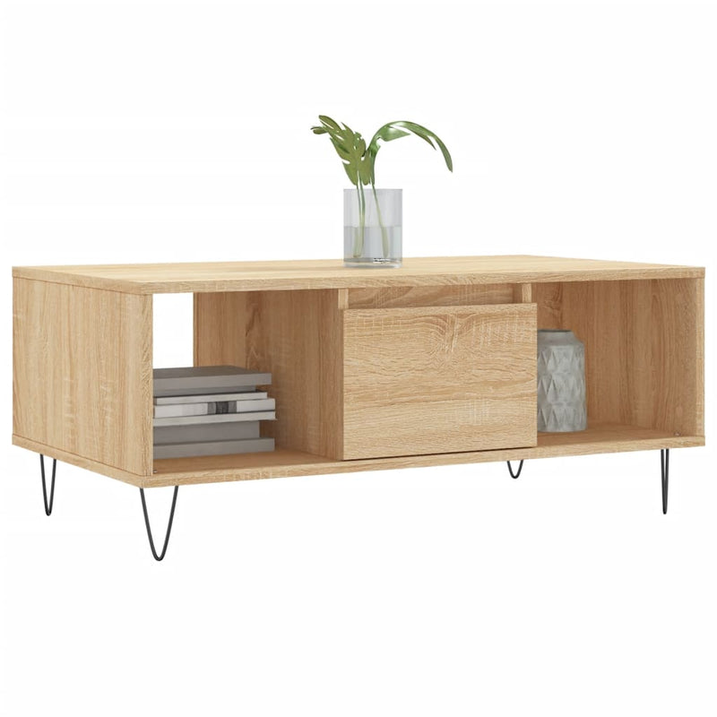 Couchtisch Sonoma-Eiche 90x50x36,5 cm Holzwerkstoff