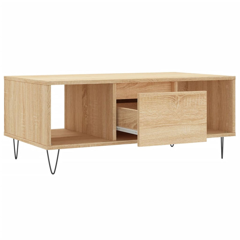 Couchtisch Sonoma-Eiche 90x50x36,5 cm Holzwerkstoff