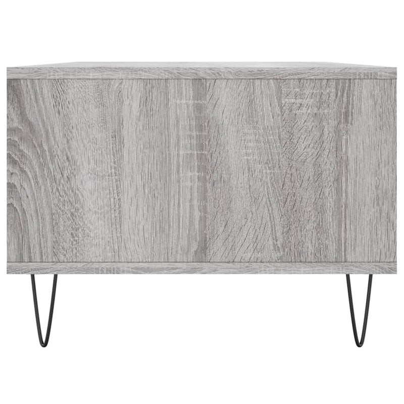 Couchtisch Grau Sonoma 90x50x36,5 cm Holzwerkstoff