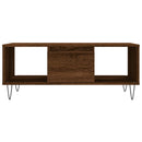 Couchtisch Braun Eichen-Optik 90X50X36,5 Cm Holzwerkstoff