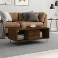 Couchtisch Braun Eichen-Optik 90X50X36,5 Cm Holzwerkstoff