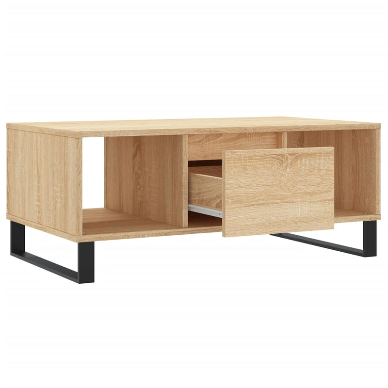 Couchtisch Sonoma-Eiche 90x50x36,5 cm Holzwerkstoff