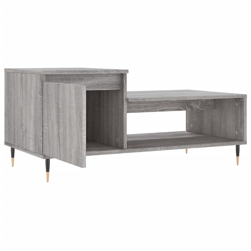 Couchtisch Grau Sonoma 100x50x45 cm Holzwerkstoff