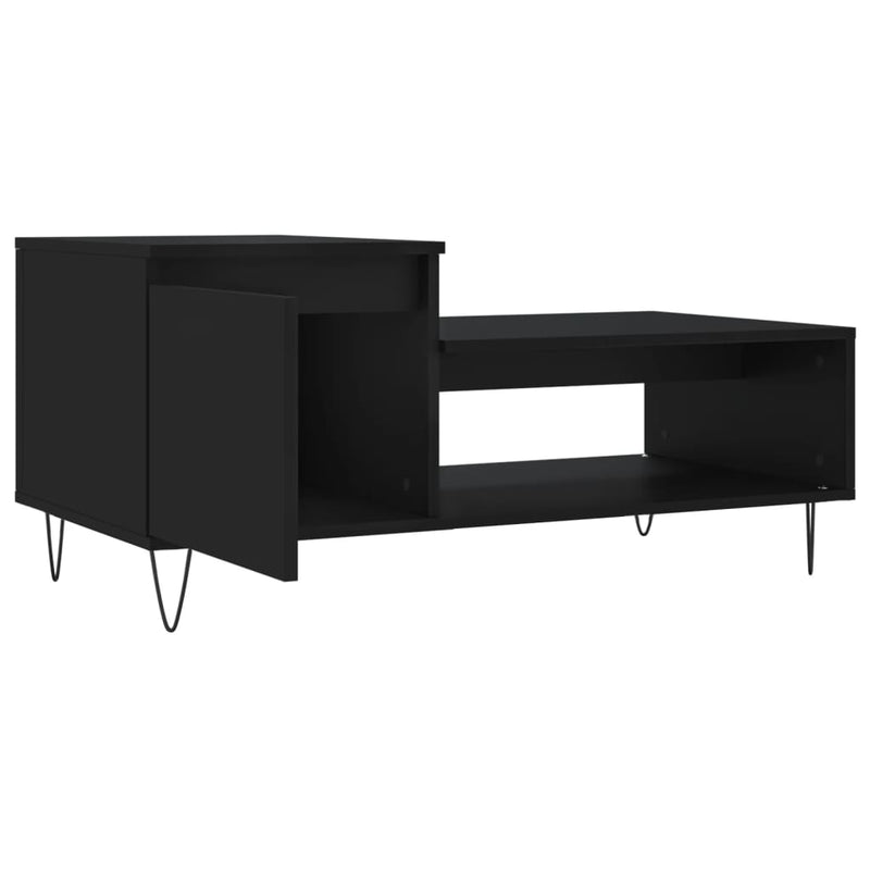 Couchtisch Schwarz 100x50x45 cm Holzwerkstoff