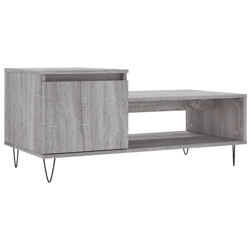 Couchtisch Grau Sonoma 100x50x45 cm Holzwerkstoff