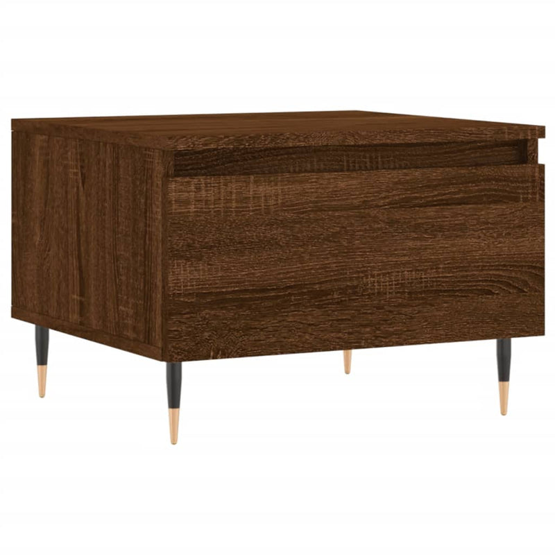 Couchtisch Braun Eichen-Optik 50x46x35 cm Holzwerkstoff