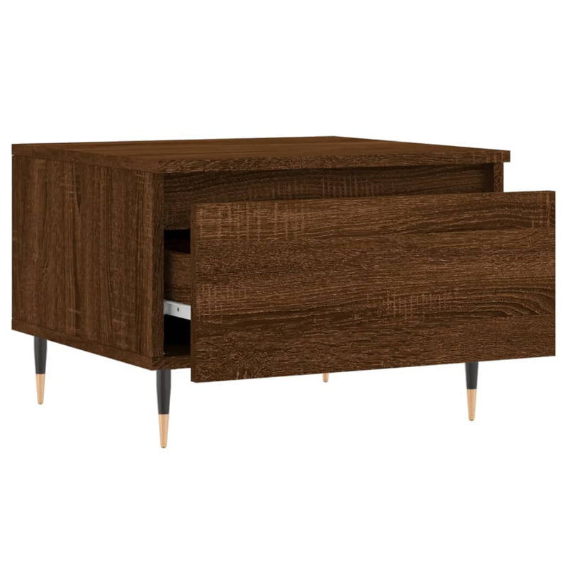 Couchtisch Braun Eichen-Optik 50x46x35 cm Holzwerkstoff