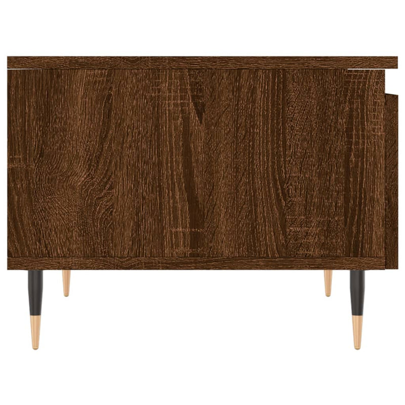 Couchtisch Braun Eichen-Optik 50x46x35 cm Holzwerkstoff