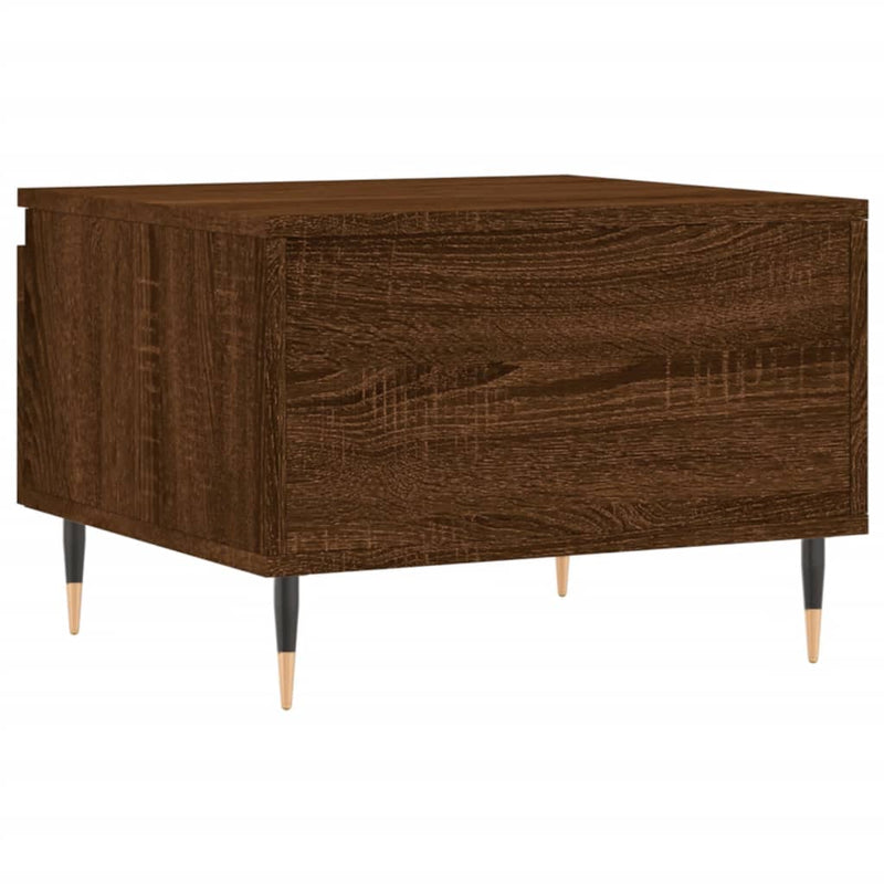 Couchtisch Braun Eichen-Optik 50x46x35 cm Holzwerkstoff