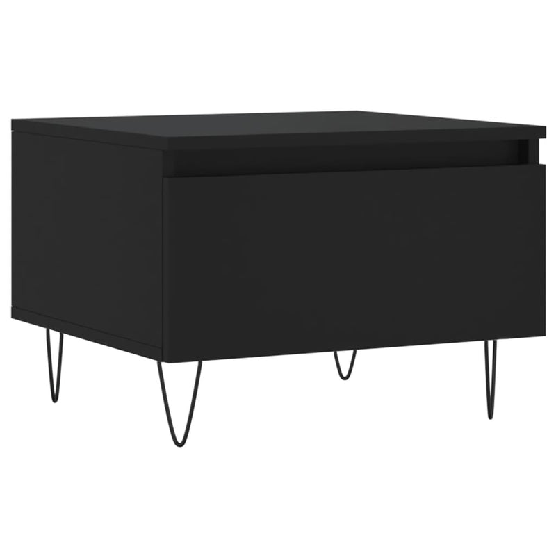 Couchtische 2 Stk. Schwarz 50x46x35 cm Holzwerkstoff