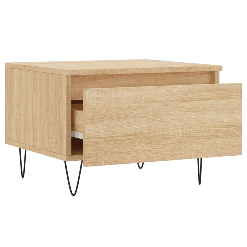 Couchtische 2 Stk. Sonoma-Eiche 50x46x35 cm Holzwerkstoff