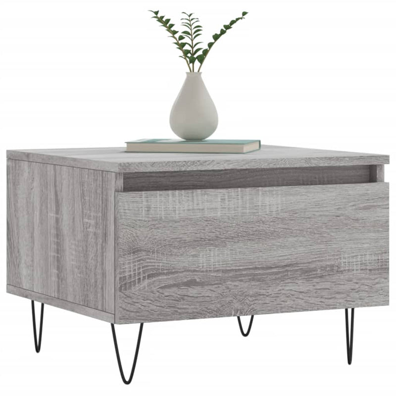 Couchtische 2 Stk. Grau Sonoma 50x46x35 cm Holzwerkstoff