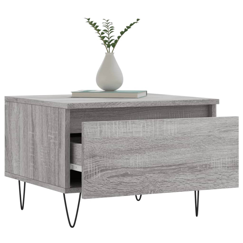 Couchtische 2 Stk. Grau Sonoma 50x46x35 cm Holzwerkstoff