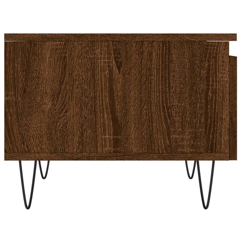 Couchtische 2 Stk. Braun Eichen-Optik 50x46x35 cm Holzwerkstoff