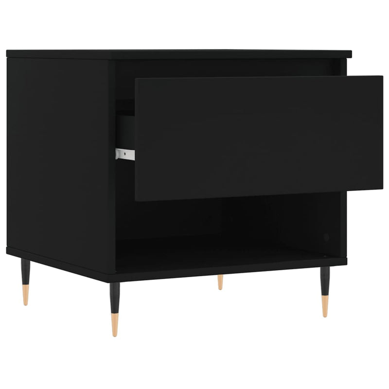 Couchtische 2 Stk. Schwarz 50x46x50 cm Holzwerkstoff