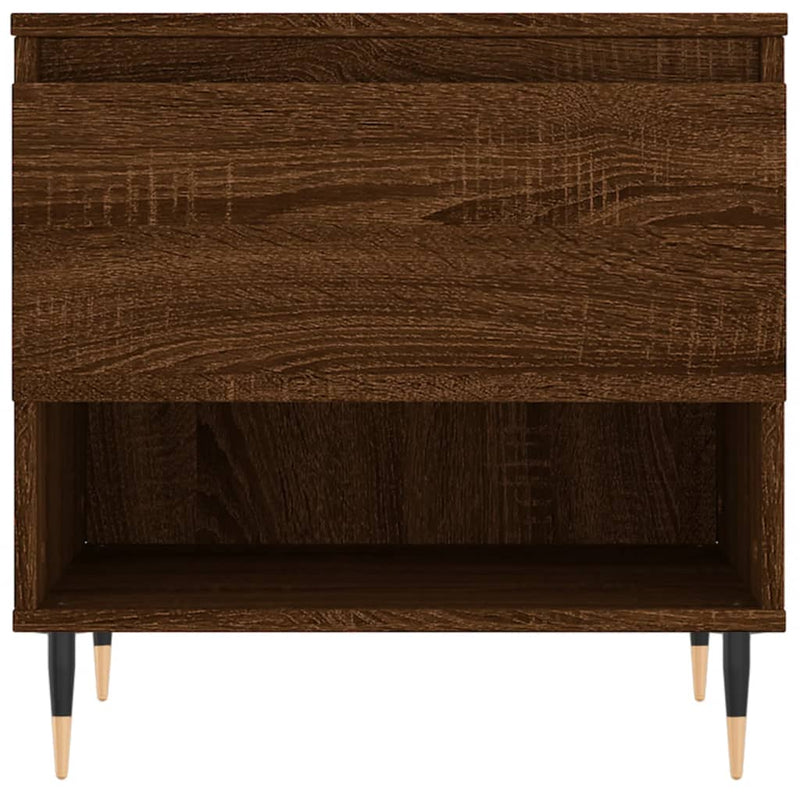 Couchtisch Braun Eichen-Optik 50x46x50 cm Holzwerkstoff