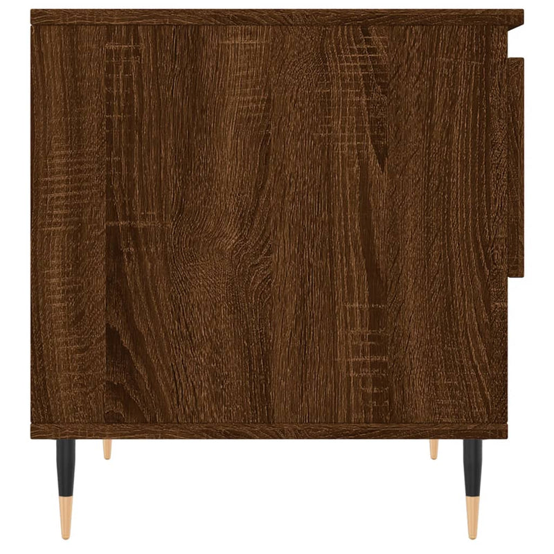 Couchtisch Braun Eichen-Optik 50x46x50 cm Holzwerkstoff