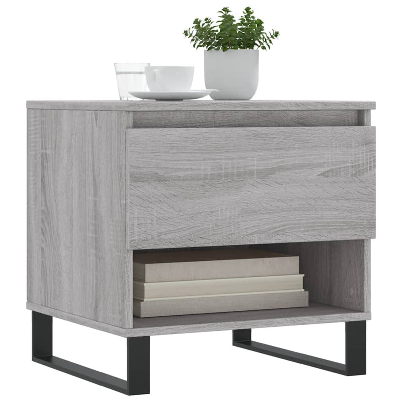 Couchtische 2 Stk. Grau Sonoma 50x46x50 cm Holzwerkstoff