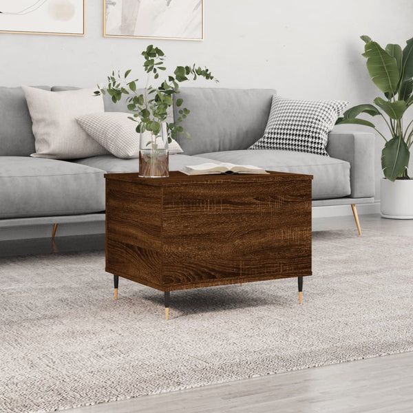 Couchtisch Braun Eichen-Optik 60x44,5x45 cm Holzwerkstoff