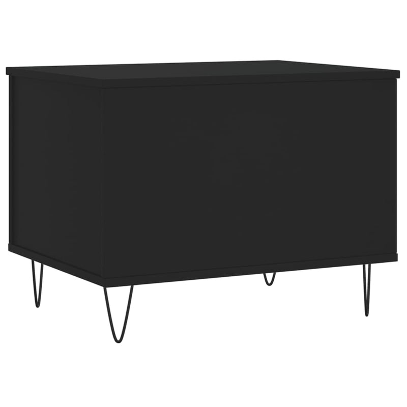 Couchtisch Schwarz 60x44,5x45 cm Holzwerkstoff