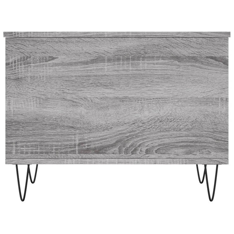 Couchtisch Grau Sonoma 60x44,5x45 cm Holzwerkstoff