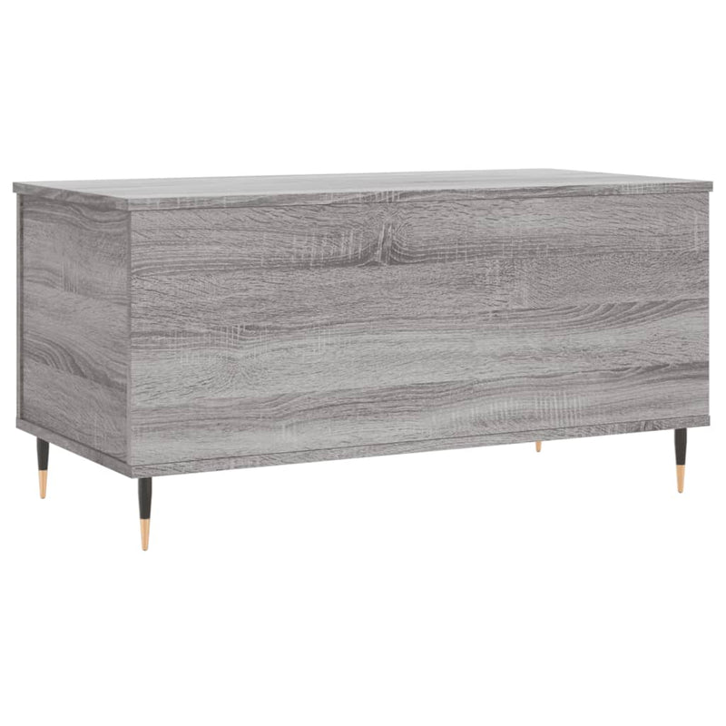 Couchtisch Grau Sonoma 90x44,5x45 cm Holzwerkstoff