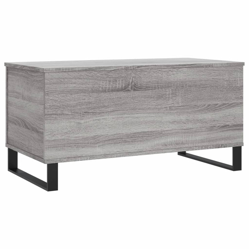 Couchtisch Grau Sonoma 90x44,5x45 cm Holzwerkstoff