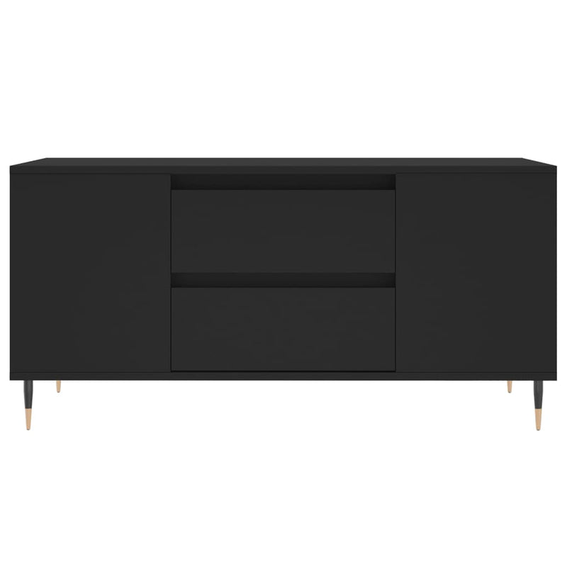 Couchtisch Schwarz 102x44,5x50 cm Holzwerkstoff