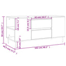 Couchtisch 102X44,5X50 Cm Holzwerkstoff