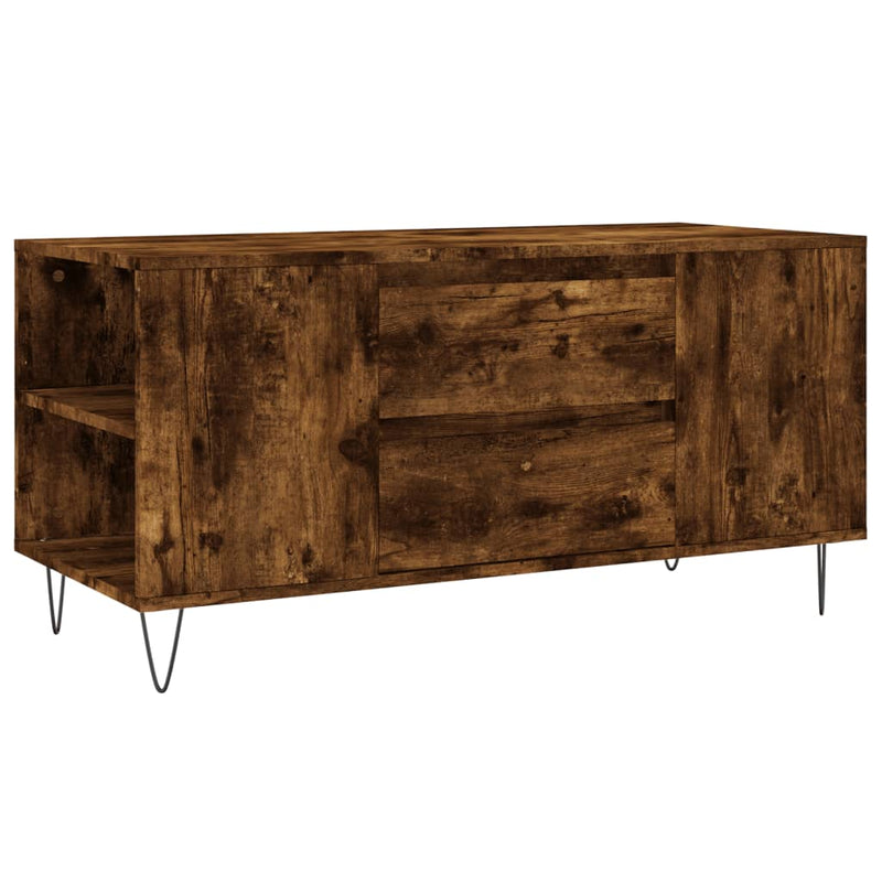 Couchtisch Räuchereiche 102x44,5x50 cm Holzwerkstoff