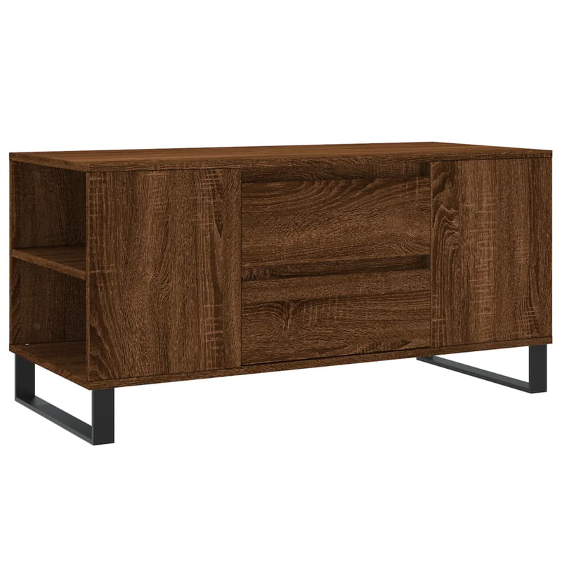 Couchtisch Braun Eichen-Optik 102x44,5x50 cm Holzwerkstoff