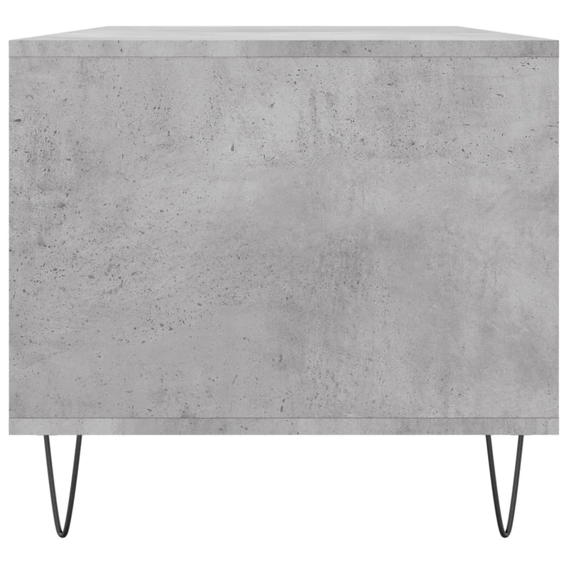 Couchtisch Betongrau 90x49x45 cm Holzwerkstoff