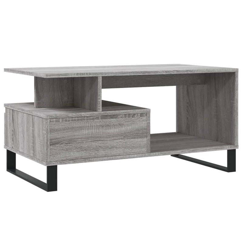 Couchtisch Grau Sonoma 90x49x45 cm Holzwerkstoff