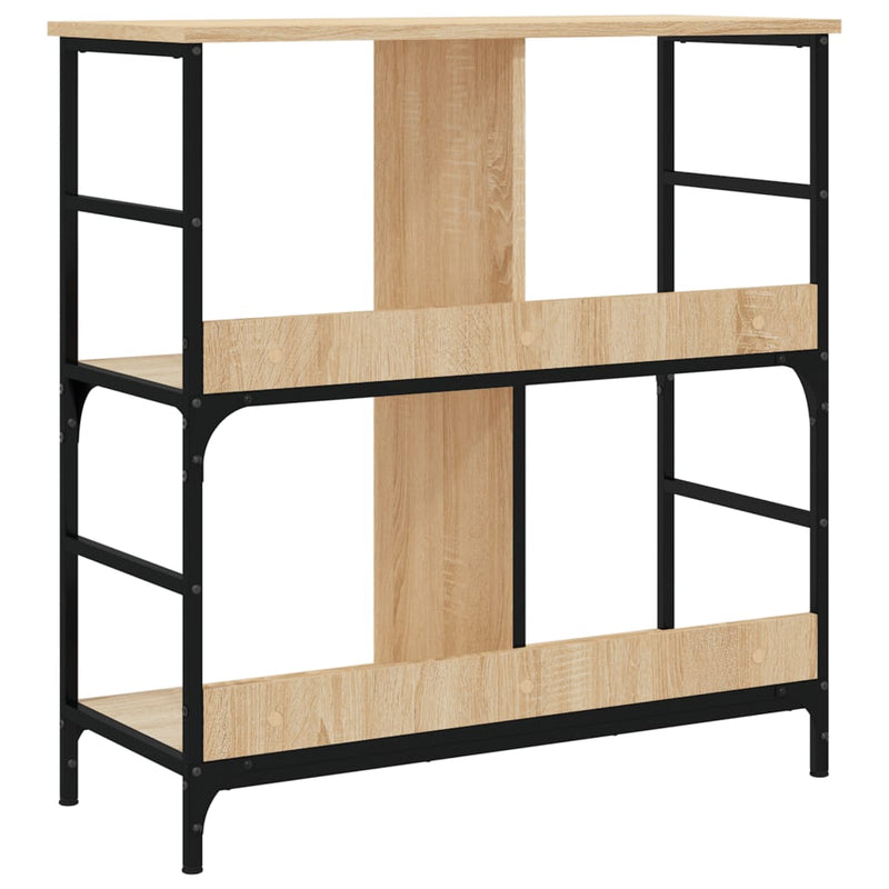 Bücherregal Sonoma-Eiche 78,5x33x82 cm Holzwerkstoff