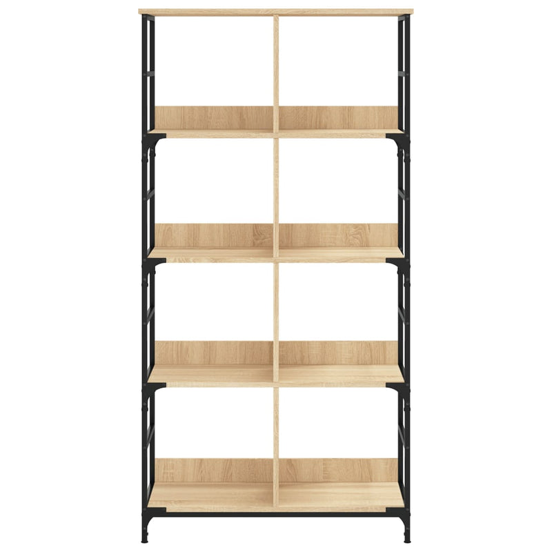 Bücherregal Sonoma-Eiche 78,5x33x153 cm Holzwerkstoff