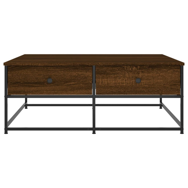 Couchtisch Braun Eichen-Optik 100x99x40 cm Holzwerkstoff