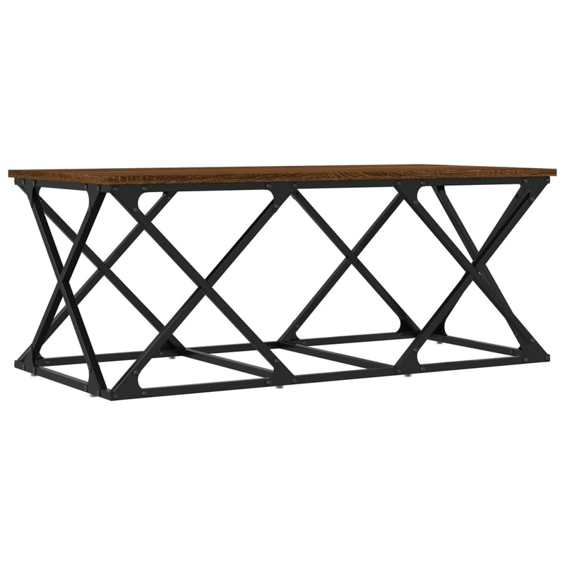 Couchtisch Braun Eichen-Optik 100x49x40 cm Holzwerkstoff